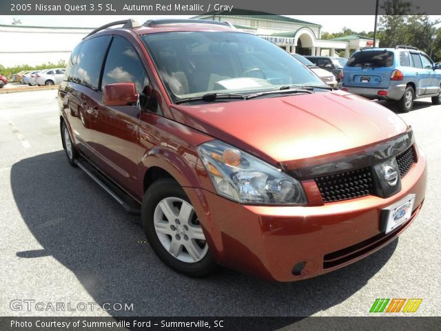 2005 Nissan Quest 3.5 SL in Autumn Red Metallic