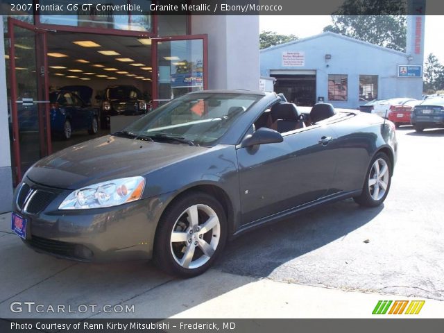 2007 Pontiac G6 GT Convertible in Granite Metallic