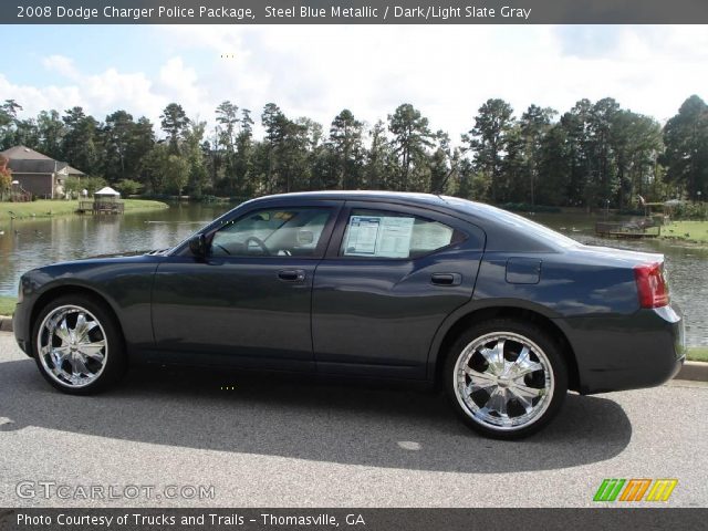 2008 Dodge Charger Police Package in Steel Blue Metallic