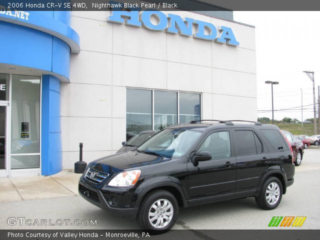 2006 Honda CR-V SE 4WD in Nighthawk Black Pearl