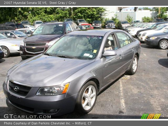 2007 Hyundai Sonata SE V6 in Steel Gray