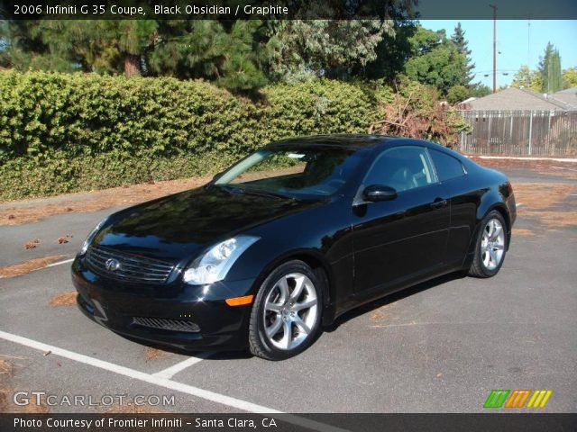 2006 Infiniti G 35 Coupe in Black Obsidian