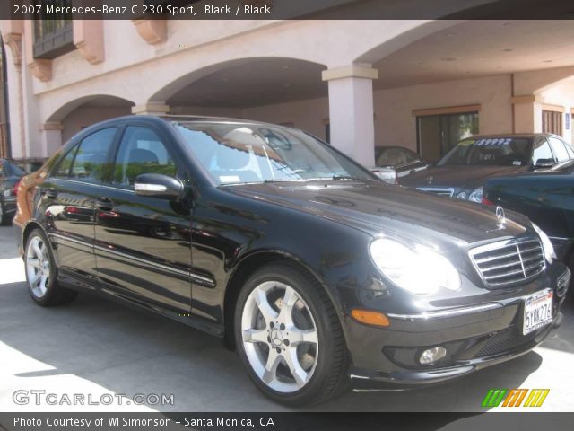 2007 Mercedes-Benz C 230 Sport in Black