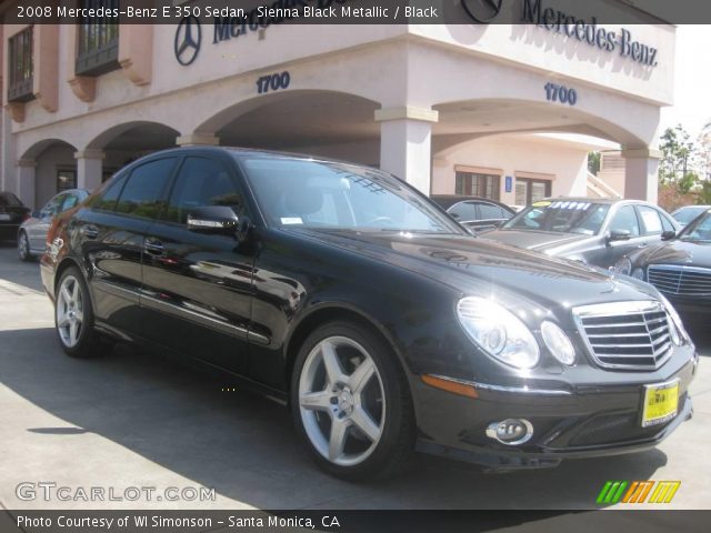 2008 Mercedes-Benz E 350 Sedan in Sienna Black Metallic