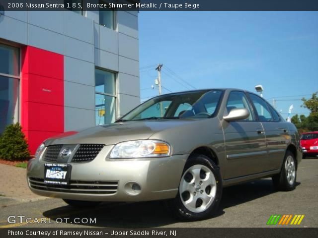 2006 Nissan Sentra 1.8 S in Bronze Shimmer Metallic