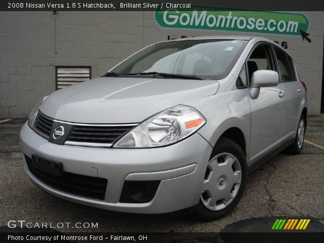 2008 Nissan Versa 1.8 S Hatchback in Brilliant Silver