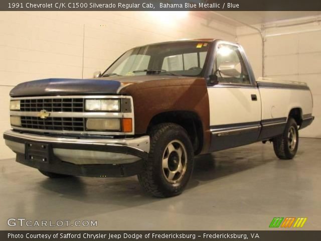 1991 Chevrolet C/K C1500 Silverado Regular Cab in Bahama Blue Metallic