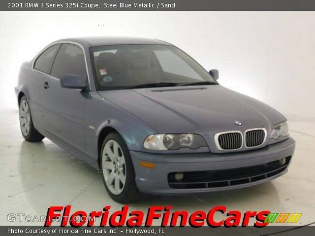 2001 BMW 3 Series 325i Coupe in Steel Blue Metallic