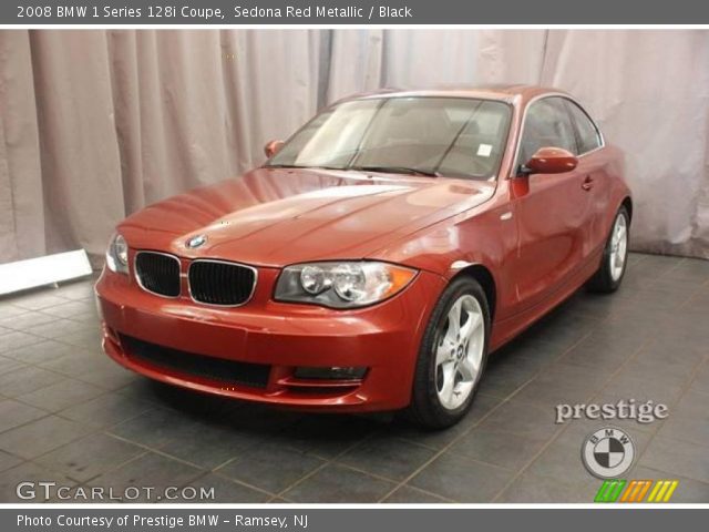 2008 BMW 1 Series 128i Coupe in Sedona Red Metallic