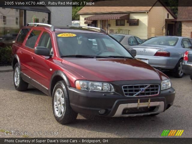 2005 Volvo XC70 AWD in Ruby Red Metallic