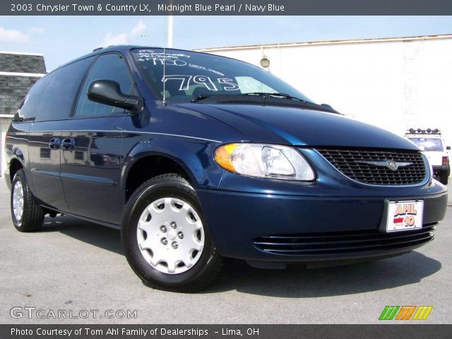 2003 Chrysler Town & Country LX in Midnight Blue Pearl