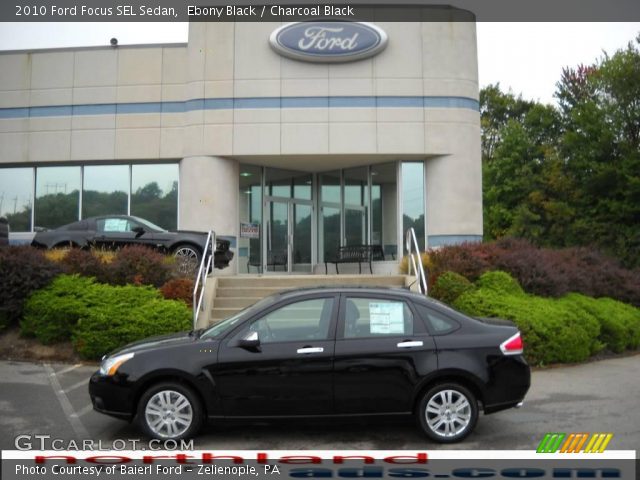 2010 Ford Focus SEL Sedan in Ebony Black
