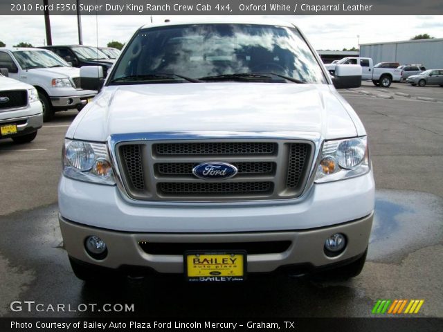 2010 Ford F350 Super Duty King Ranch Crew Cab 4x4 in Oxford White