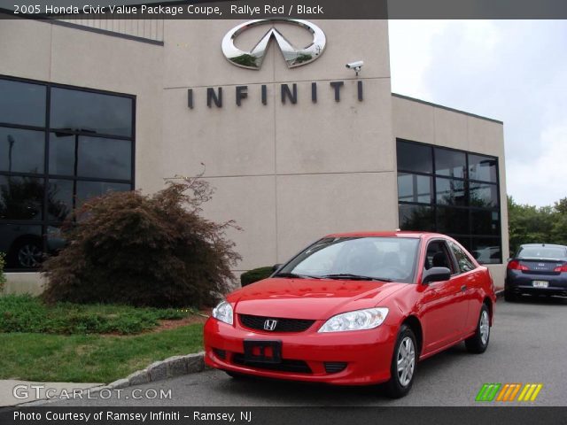 2005 Honda Civic Value Package Coupe in Rallye Red
