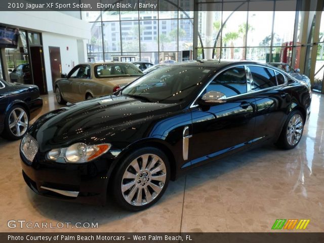 2010 Jaguar XF Sport Sedan in Ebony Black