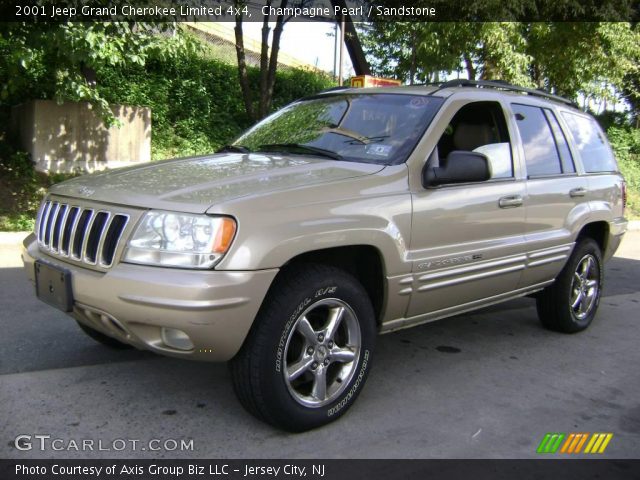 2001 Jeep Grand Cherokee Limited 4x4 in Champagne Pearl