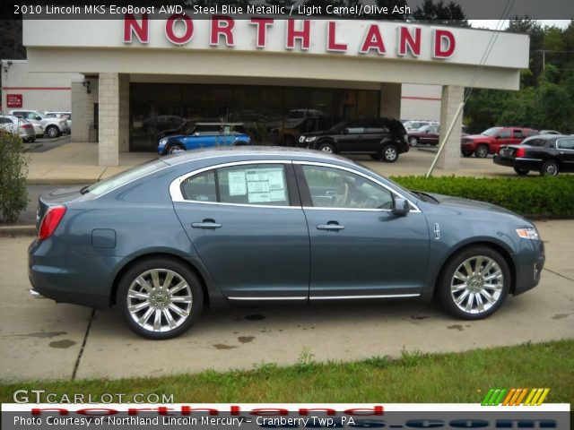2010 Lincoln MKS EcoBoost AWD in Steel Blue Metallic