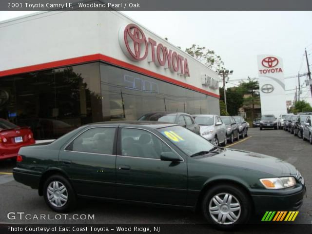 2001 Toyota Camry LE in Woodland Pearl