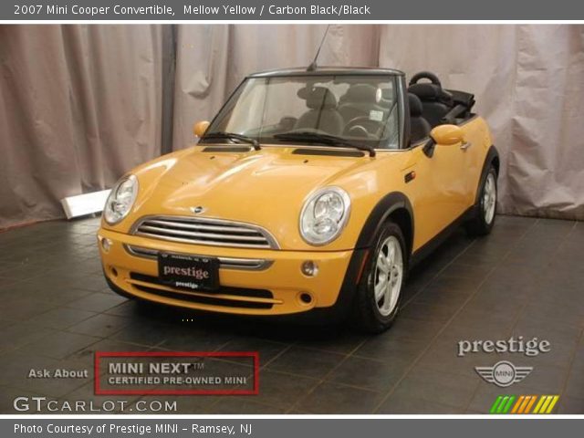 2007 Mini Cooper Convertible in Mellow Yellow
