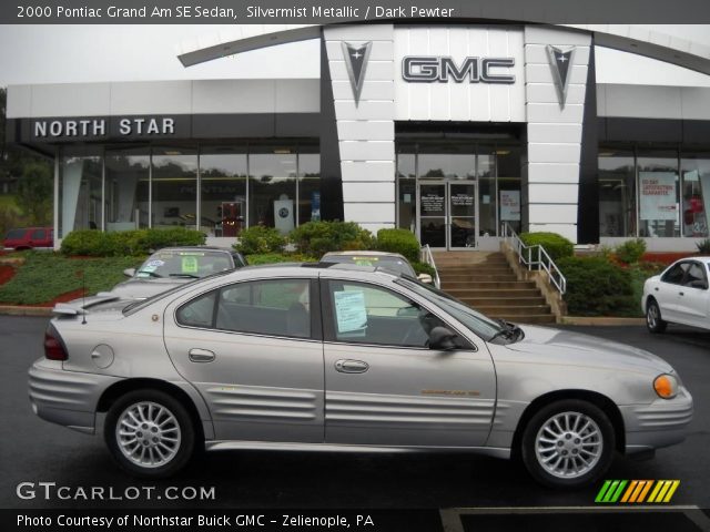 2000 Pontiac Grand Am SE Sedan in Silvermist Metallic