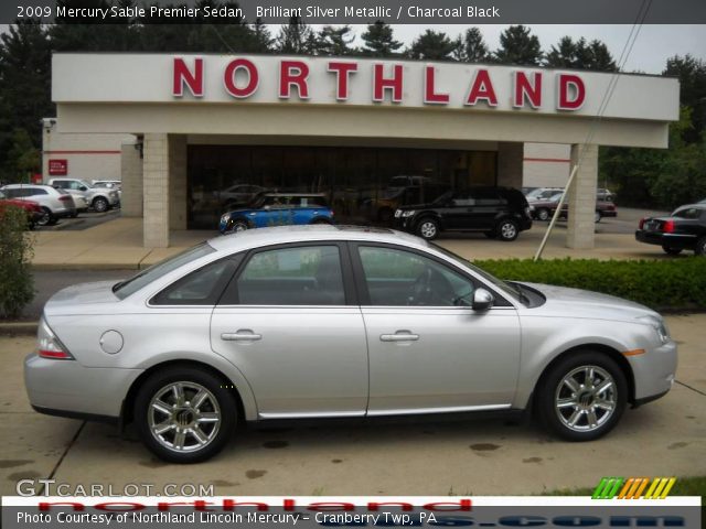 2009 Mercury Sable Premier Sedan in Brilliant Silver Metallic