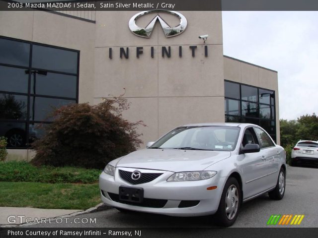 2003 Mazda MAZDA6 i Sedan in Satin Silver Metallic