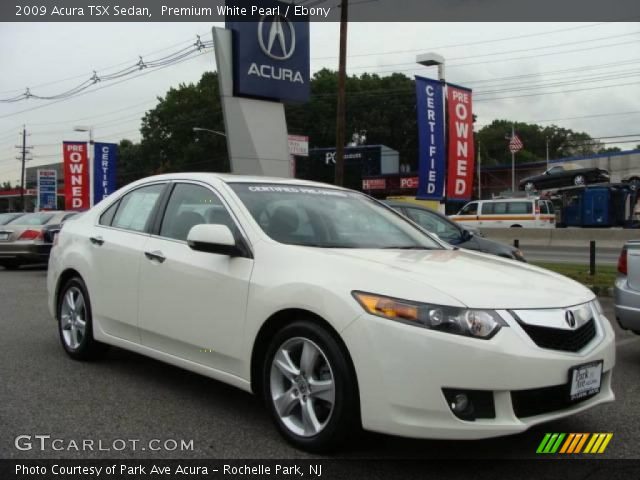 2009 Acura TSX Sedan in Premium White Pearl