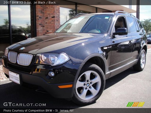2007 BMW X3 3.0si in Jet Black