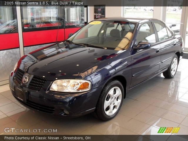 2005 Nissan Sentra 1.8 S in Blue Dusk