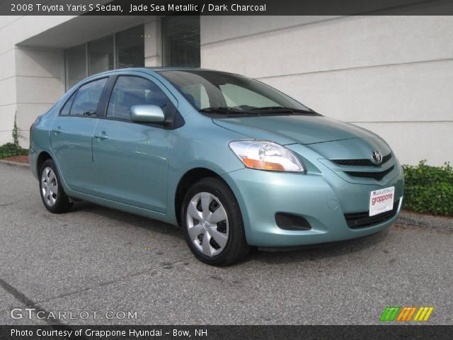 2008 Toyota Yaris S Sedan in Jade Sea Metallic