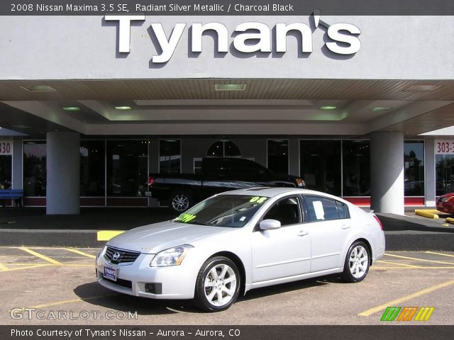 2008 Nissan Maxima 3.5 SE in Radiant Silver Metallic