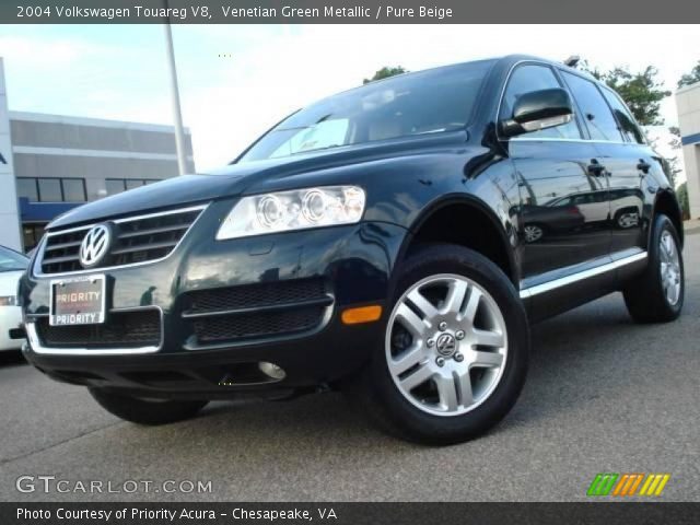 2004 Volkswagen Touareg V8 in Venetian Green Metallic