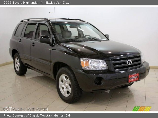2006 Toyota Highlander I4 in Black