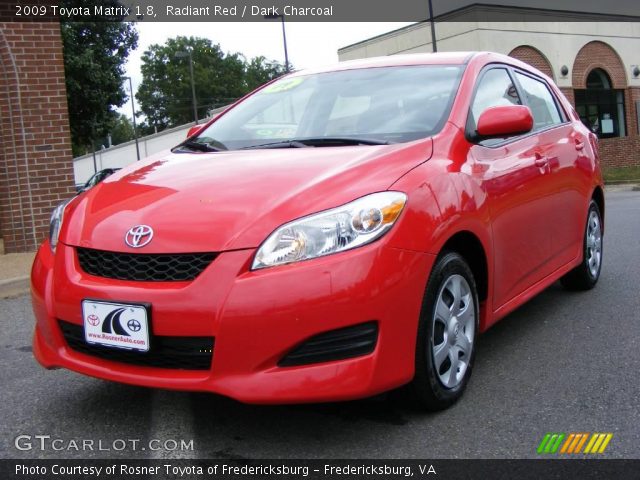 2009 Toyota Matrix 1.8 in Radiant Red