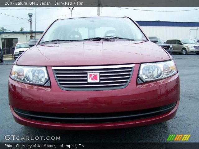 2007 Saturn ION 2 Sedan in Berry Red