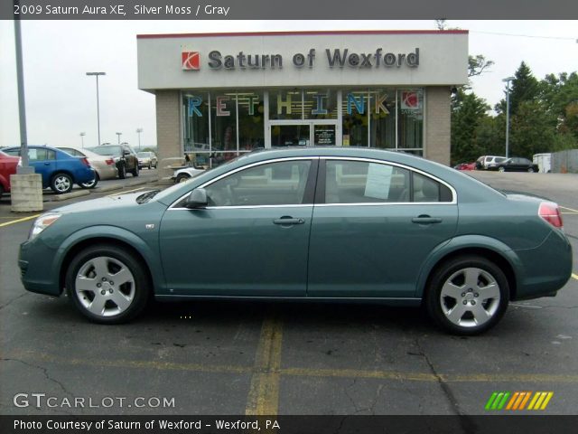 2009 Saturn Aura XE in Silver Moss