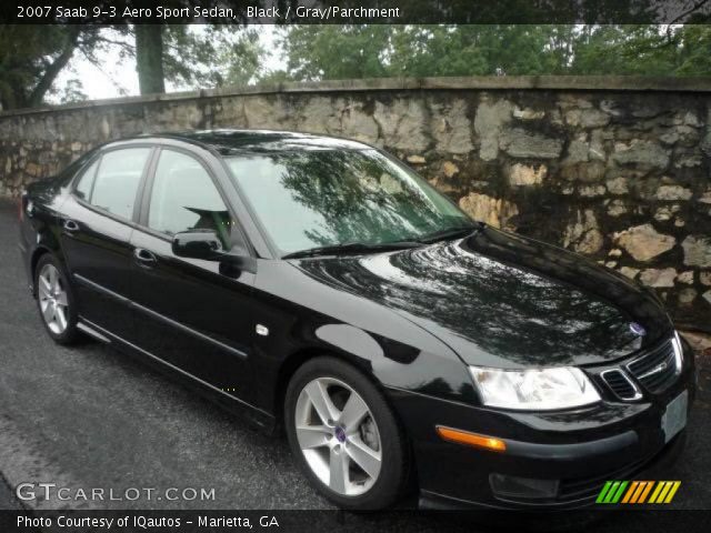 2007 Saab 9-3 Aero Sport Sedan in Black