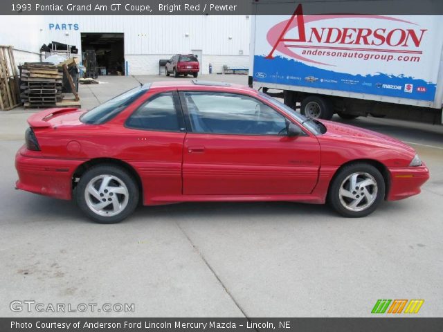 1993 Pontiac Grand Am GT Coupe in Bright Red