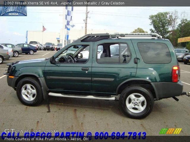 2002 Nissan Xterra SE V6 4x4 in Alpine Green Metallic