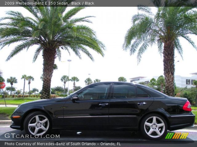 2009 Mercedes-Benz E 350 Sedan in Black