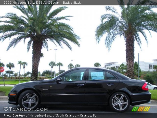 2009 Mercedes-Benz E 63 AMG Sedan in Black