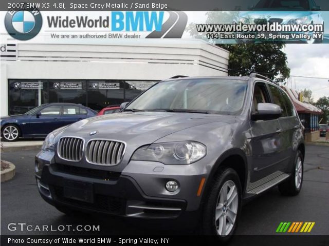 2007 BMW X5 4.8i in Space Grey Metallic