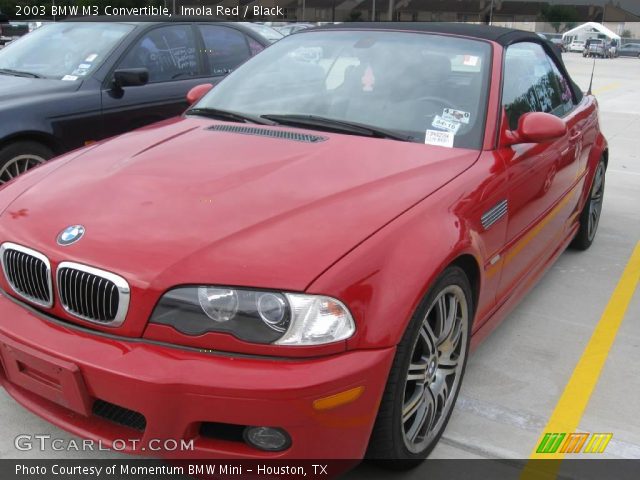 2003 BMW M3 Convertible in Imola Red