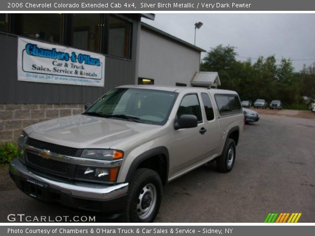 2006 Chevrolet Colorado Extended Cab 4x4 in Silver Birch Metallic