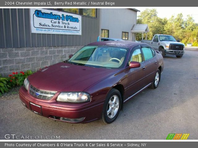2004 Chevrolet Impala LS in Berry Red Metallic