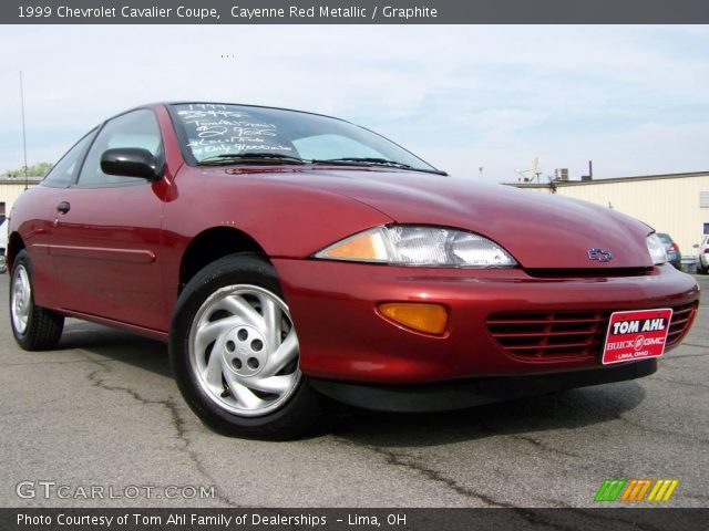 1999 Chevrolet Cavalier Coupe in Cayenne Red Metallic