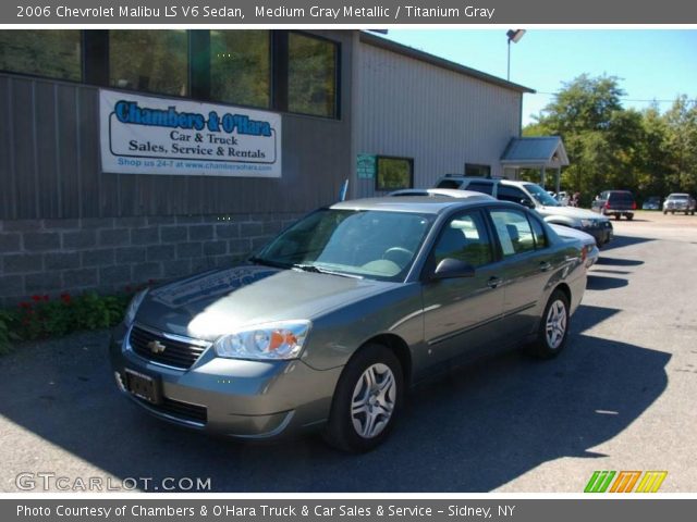 2006 Chevrolet Malibu LS V6 Sedan in Medium Gray Metallic