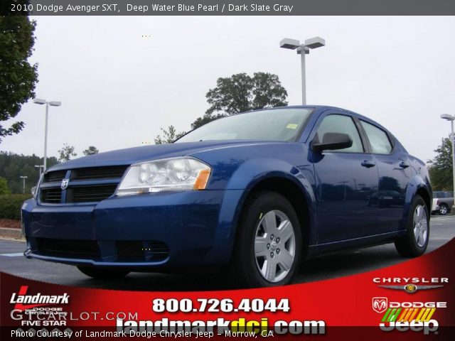 2010 Dodge Avenger SXT in Deep Water Blue Pearl