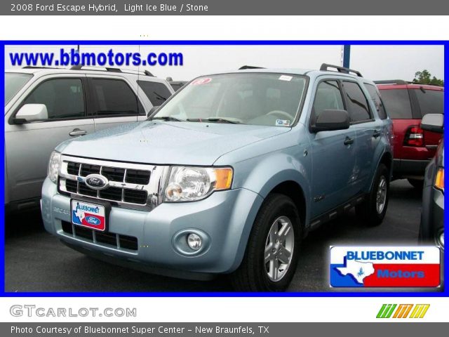 2008 Ford Escape Hybrid in Light Ice Blue