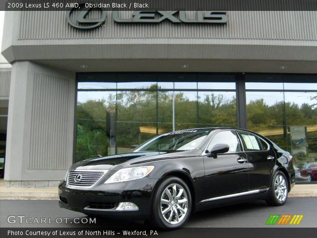 2009 Lexus LS 460 AWD in Obsidian Black